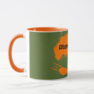 tasse poignée orange