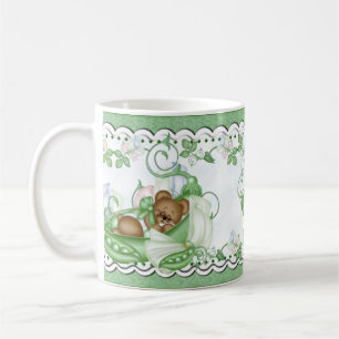 Tasse - pois doux dans une cosse