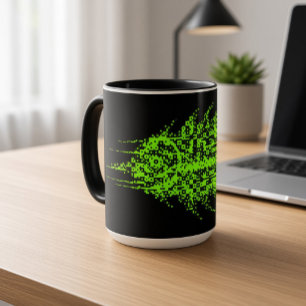Tasse Poisson Code Pixel Glitch 