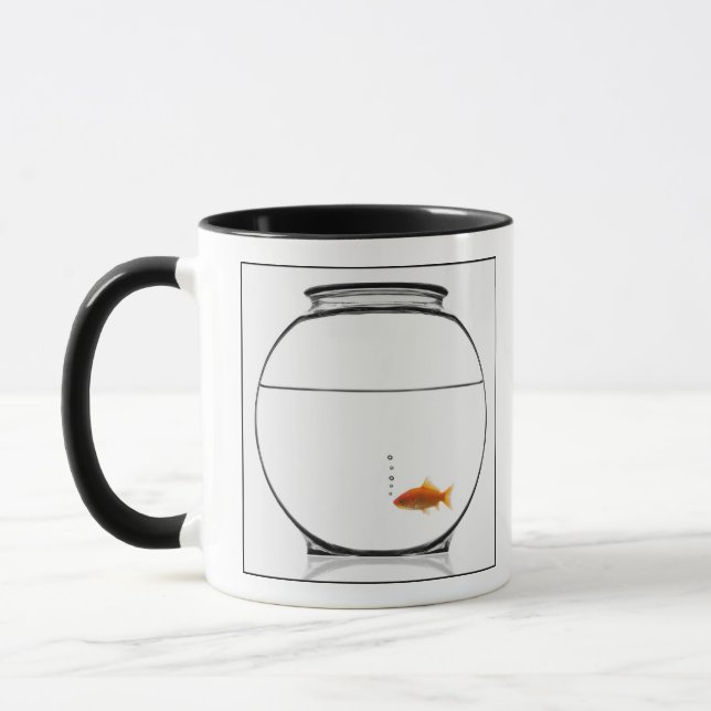 Tasse Poisson rouge dans la cuvette (Gauche)