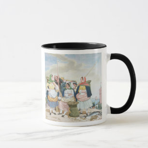 Tasse Poissonnerie par la mer, c.1860 (huile sur la