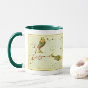 Tasse Poissons, Constellation Vintage Urania's Mirror