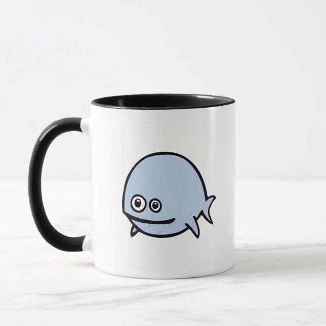 Tasse Poissons de FreeDos - bleu (Gauche)