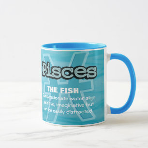 Tasse Poissons Le signe de l'eau du poisson muqueuse ast