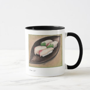 Tasse Poissons pâles, plat Brown, K. Knox, 2007