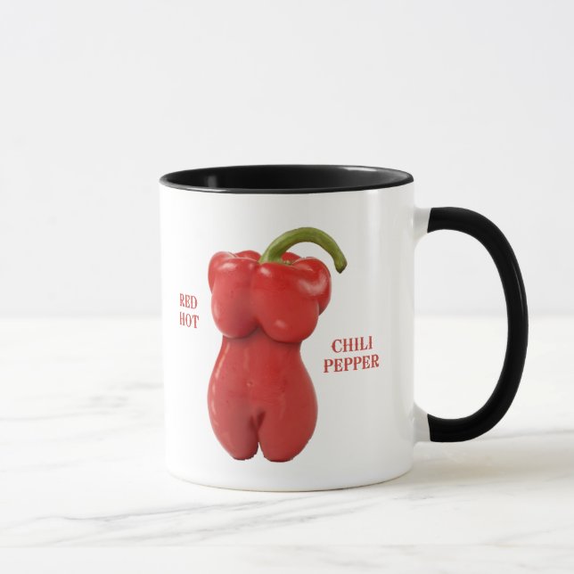Tasse Poivre de piment d'un rouge ardent (Droite)