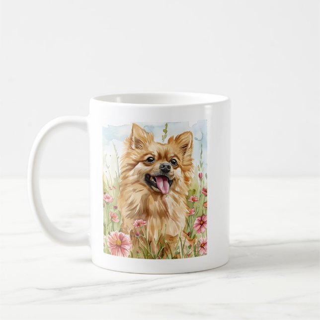 Tasse Pomeranian (Gauche)