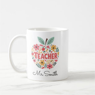 Tasse Pomme Enseignant – Pomme Rouge Classique