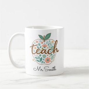 Tasse Pomme Enseignant – Pomme Rouge Classique