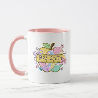 Tasse Pomme Préparatoire Enseignant Personnalisée