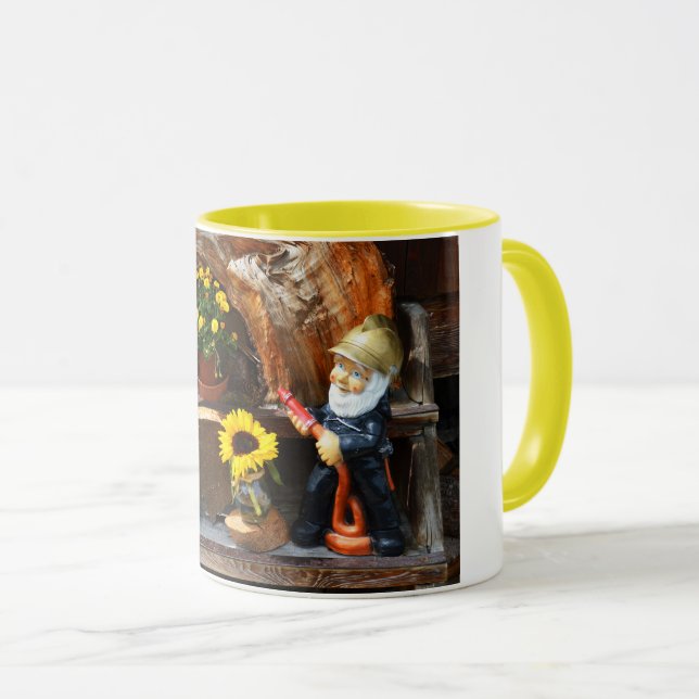 Tasse Pompier à gnome du jardin (Devant droit)