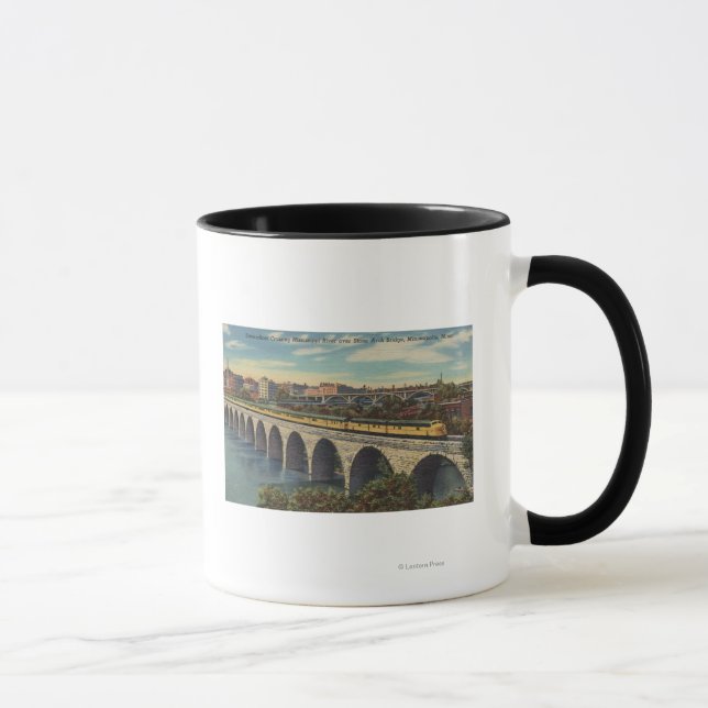 Tasse Pont d'arc en pierre de passage (Droite)