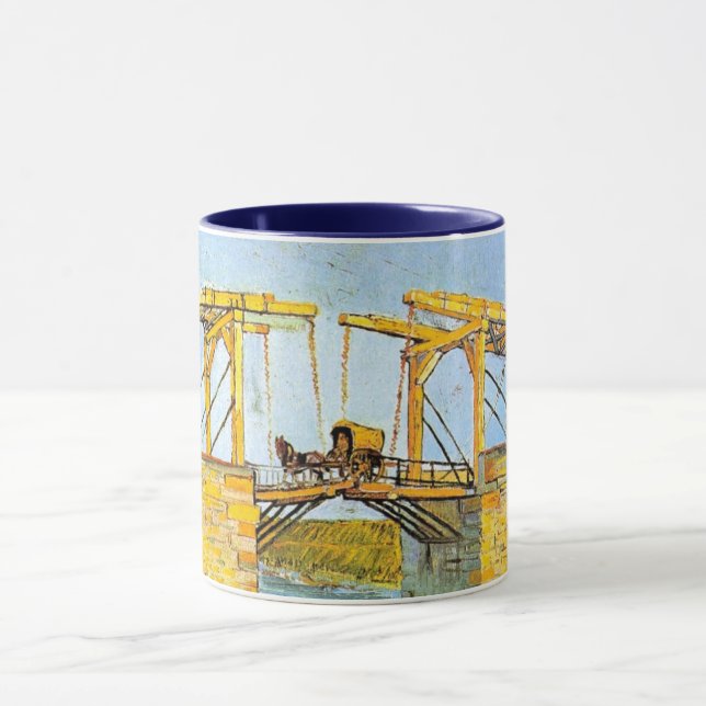Tasse Pont Langlois à Arles par Vincent van Gogh (Centre)