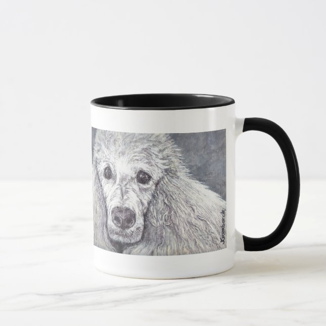 Tasse Poodle blanc (Droite)