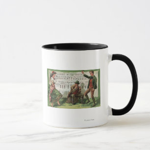 Tasse Port du Sheetmusic vert