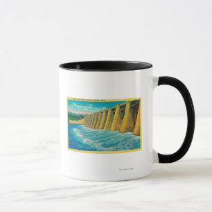 Tasse Portes de déversement sur le barrage de Bonneville