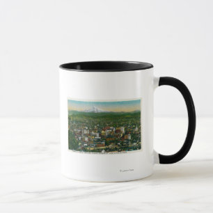 Tasse Portland et capot de Mt. dans la distance