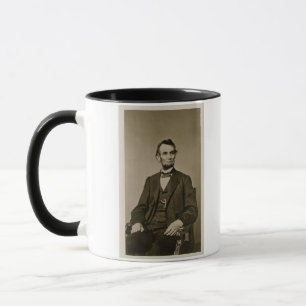 Tasse Portrait d'Abraham Lincoln (1809-65) (photo de