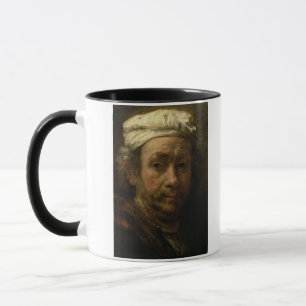 Tasse Portrait de l'artiste à son chevalet, détail de