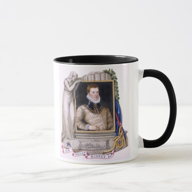 Tasse Portrait de monsieur Philip Sidney (1554-86) de (Droite)