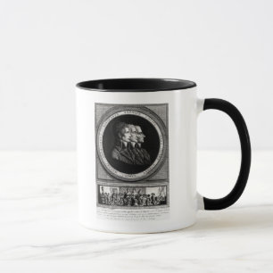 Tasse Portrait des trois consuls de la République