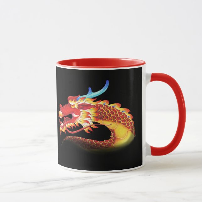 Tasse Portraits des dragons orientaux et occidentaux (Droite)