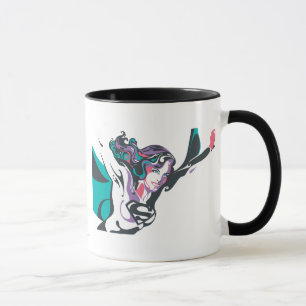 Tasse Pose 3 d'éclaboussure de couleur de Supergirl