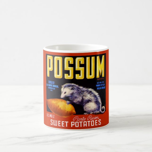Tasse Possum Label Café (Centre)