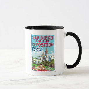 Tasse Poster de l'exposition internationale de San Diego