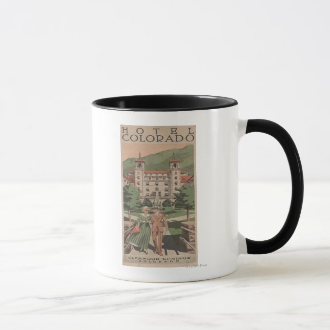 Tasse Poster de voyage de Hotel Colorado (Droite)