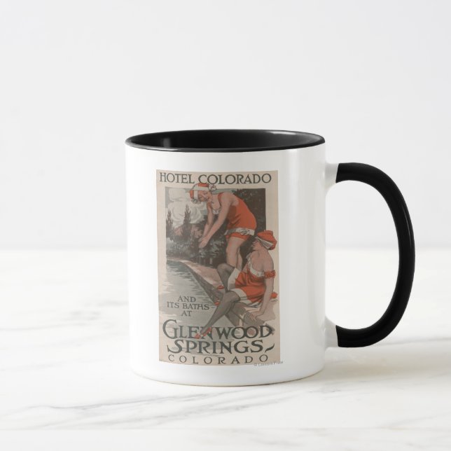 Tasse Poster Hotel Colorado & Bains (Droite)