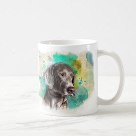 TASSE POUR AQUARELLE DE WEIMARANER
