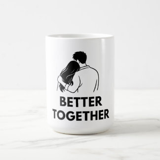 Tasse pour couple minimal Better Together