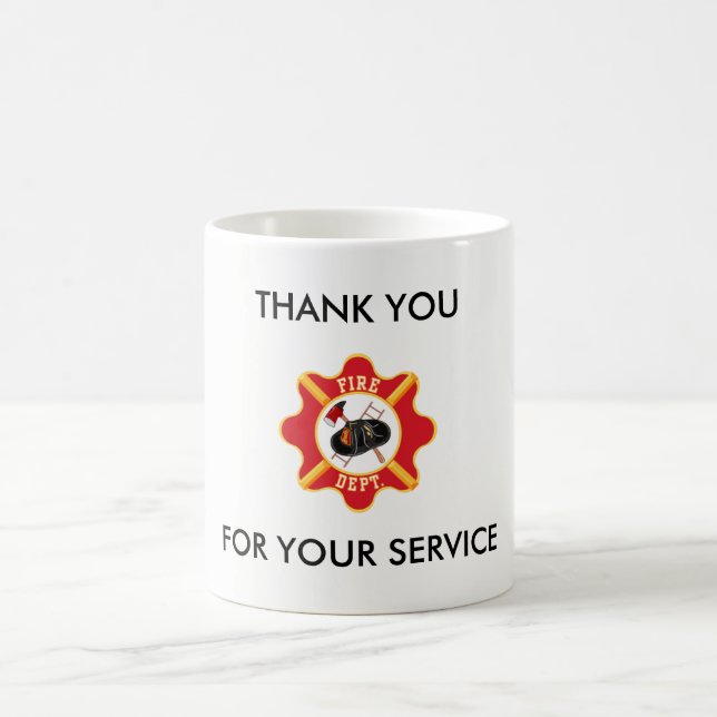 TASSE POUR DES SAPEURS-POMPIERS OU DANS LA (Centre)