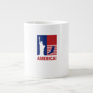 Tasse pour la fête de l'indépendance américaine