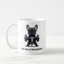 Tasse pour Lèveur de Poids Frenchie