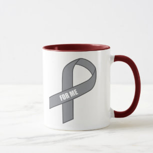 Tasse Pour moi (ruban gris/argenté de conscience)