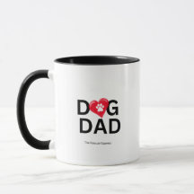 Tasse pour papa de chien