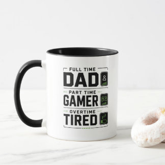 Tasse pour papa joueur drôle | Papa à plein temps,