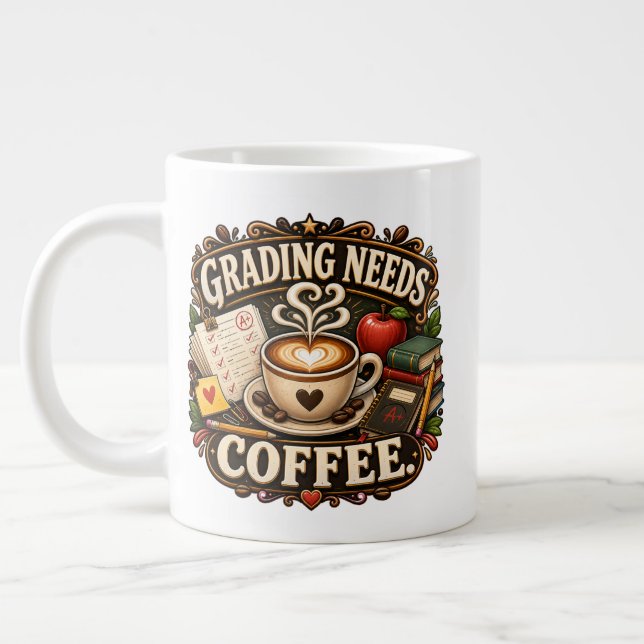 Tasse pour professeur de café de notation (Gauche)