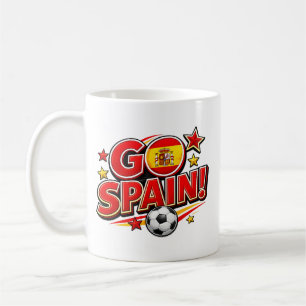 Tasse pour supporter de football GO ESPAGNE Drap