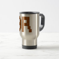 Tasse pour voyage/travail  BRÉSIL  CHOCOLAT