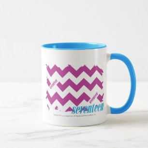 Tasse Pourpre 3 de zigzag
