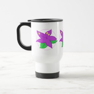 TASSE pourpre de fleur