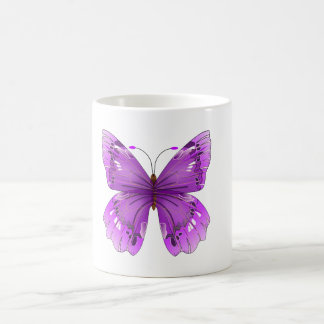 Tasse pourpre de papillon