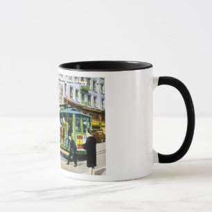 Tasse Powell et rues du marché, San Francisco, CA