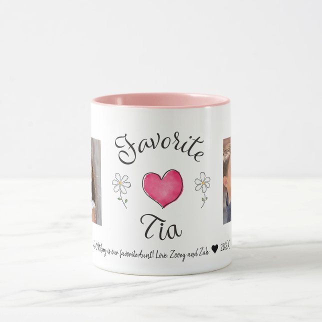 Tasse préférée de coutume de photo de Tia 2 (Centre)