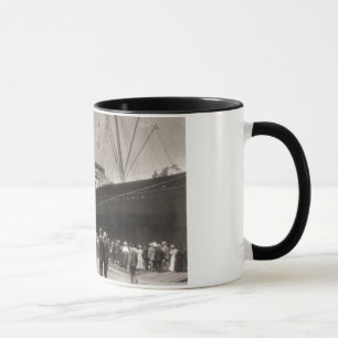 Tasse Premier voyage du Lusitania de RMS, 13 Septemeber