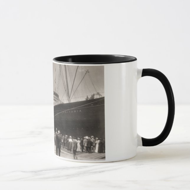 Tasse Premier voyage du Lusitania de RMS, 13 Septemeber (Droite)