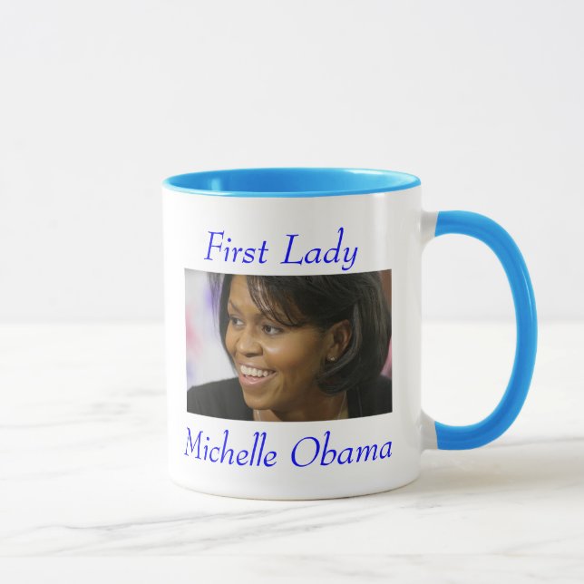 Tasse Première Madame Michelle Obama - customisée (Droite)